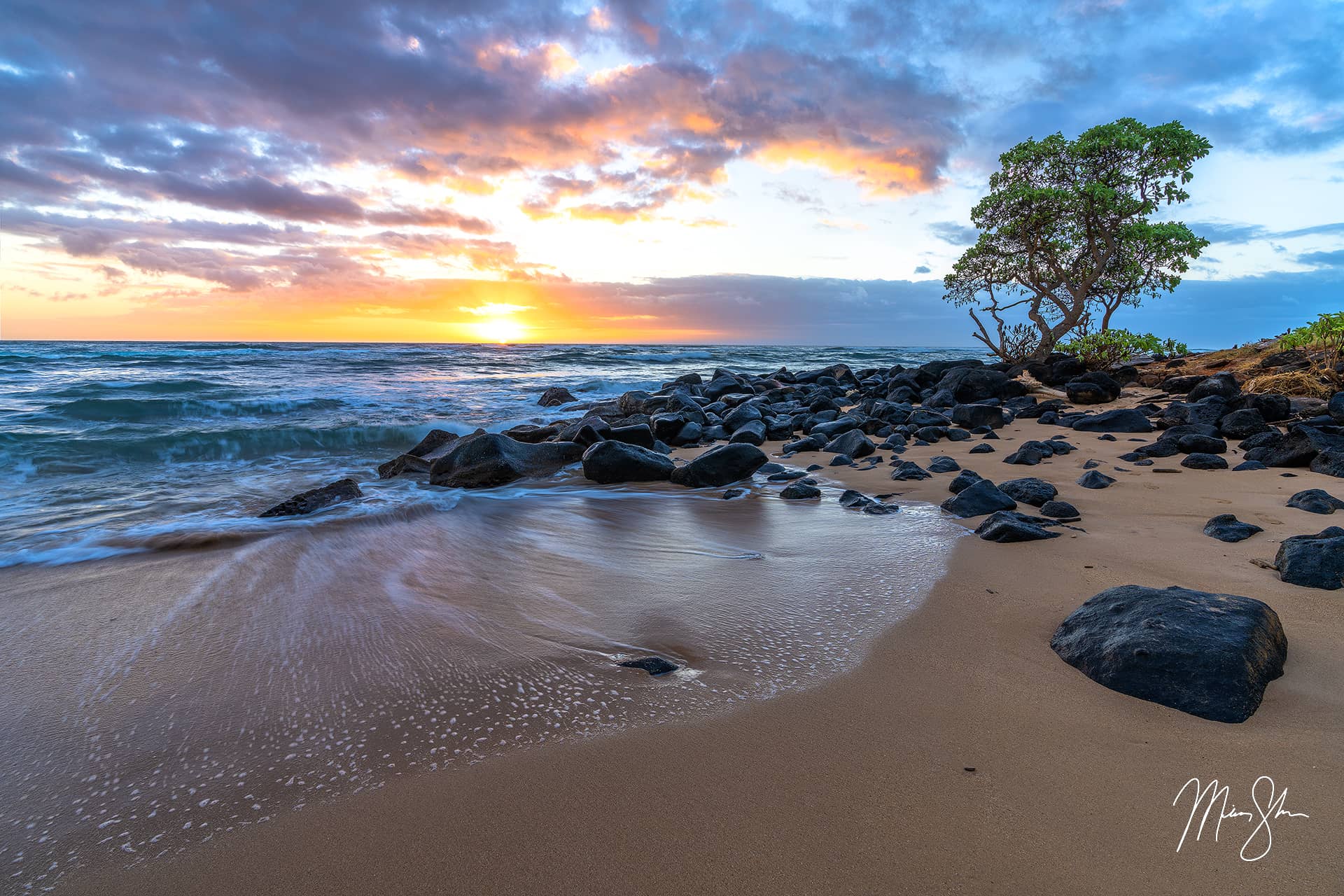 Ocean Photography: Sunset at Windandsea Beach