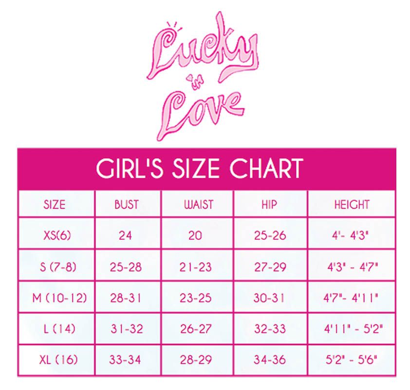 Little Girl Size Chart