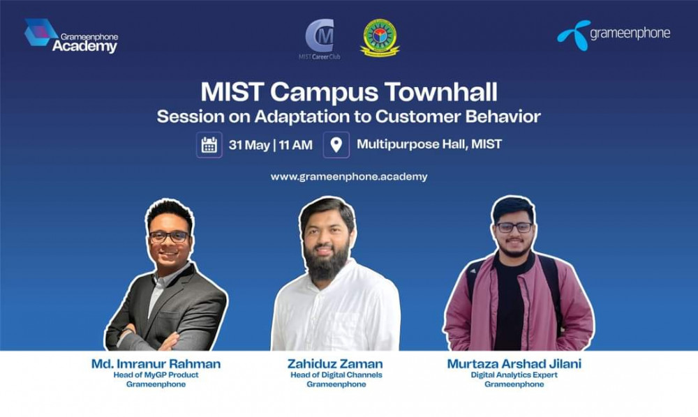 MIST campus Townhall session on Customer Behavior Adaption