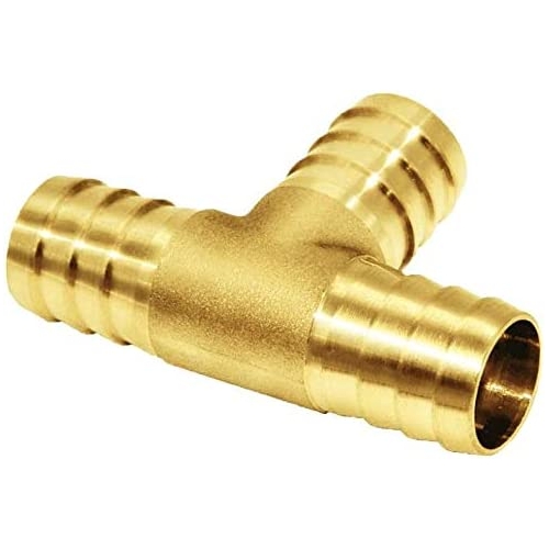 Brass Fitting Hose Tee P14 X 3/8  07P1406