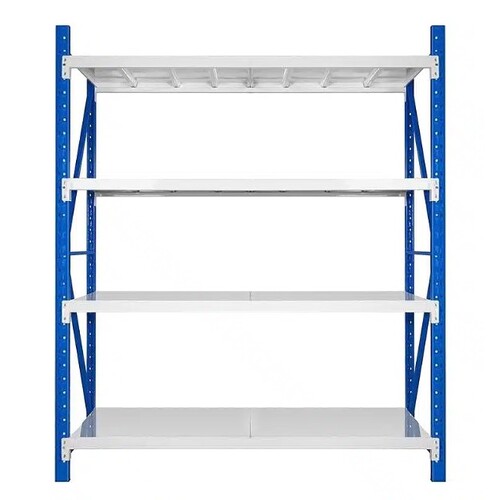 2m (H) x 1.5m (L) x 0.5m (D) 600kg Steel Storage Shelving