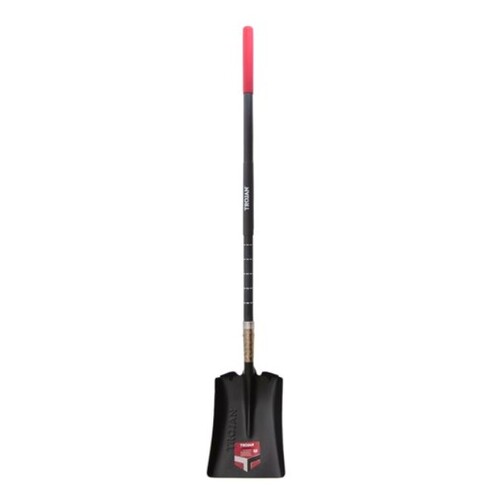 Trojan Long Fibreglass Handle Square Mouth PowerStep Shifting Shovel