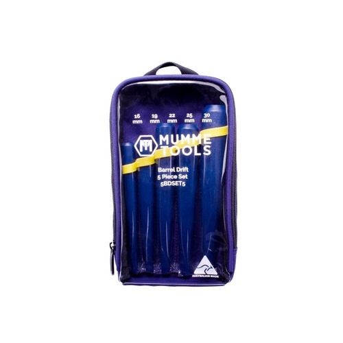 Mumme Tools 5BDSET5 5 Piece Barrel Drift Set