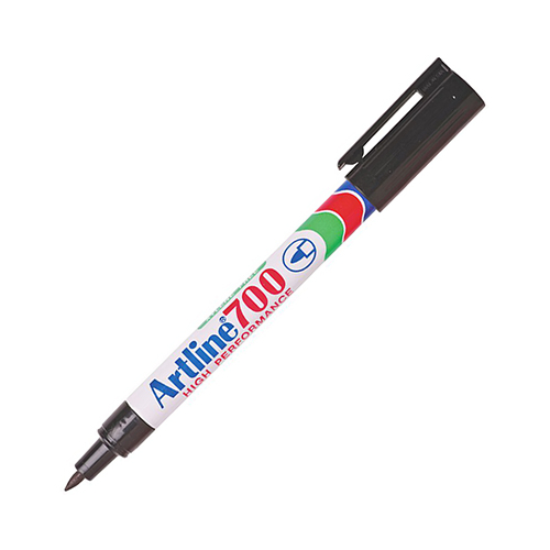 Artine 700 Permanent Marker 0.7mm Bullet Black