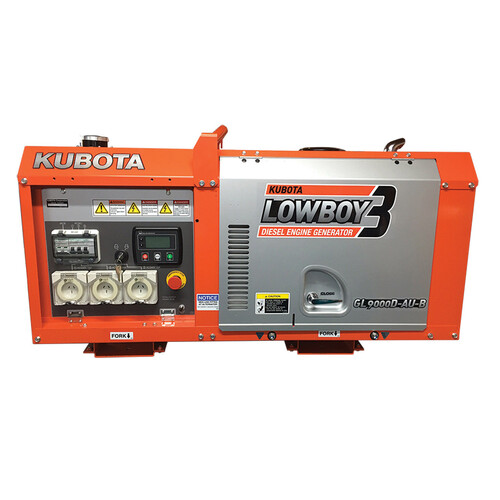 Kubota Generator 9KVA - GL9000 Lowboy 3 - Deep Sea Controller Mine Specced