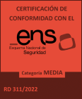 Certificación de Conformidad con el Esquema Nacional de Seguridad. Categoría Media. RD 311/2022