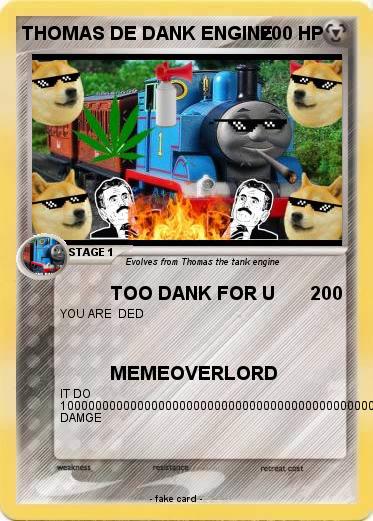 Pokemon THOMAS DE DANK ENGINE