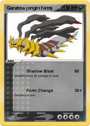 Pokemon Garatina (origin form)