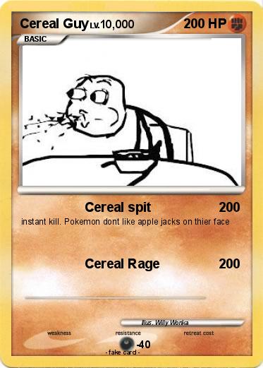 Pokemon Cereal Guy