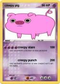 creepy pig