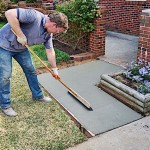 Diy Pouring Cement Patio