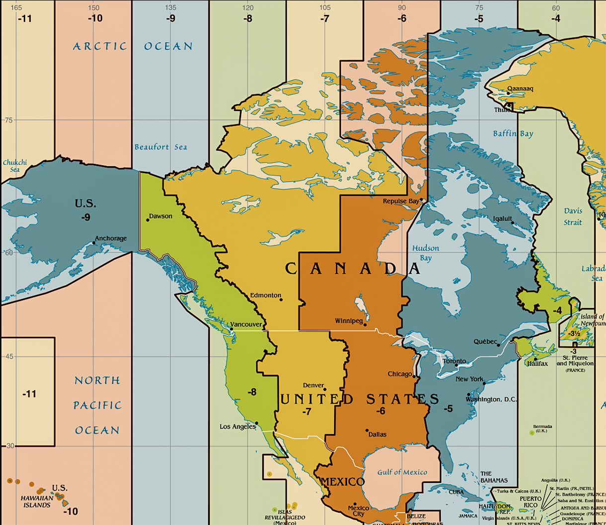 Map Of Alaska Time Zones - Ricky Christal