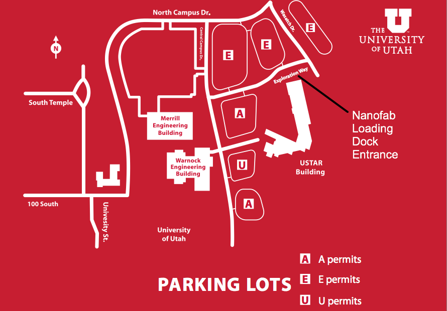 University Of Utah Campus Map Printable