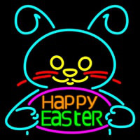 Happy Easter 2 Neon Sign