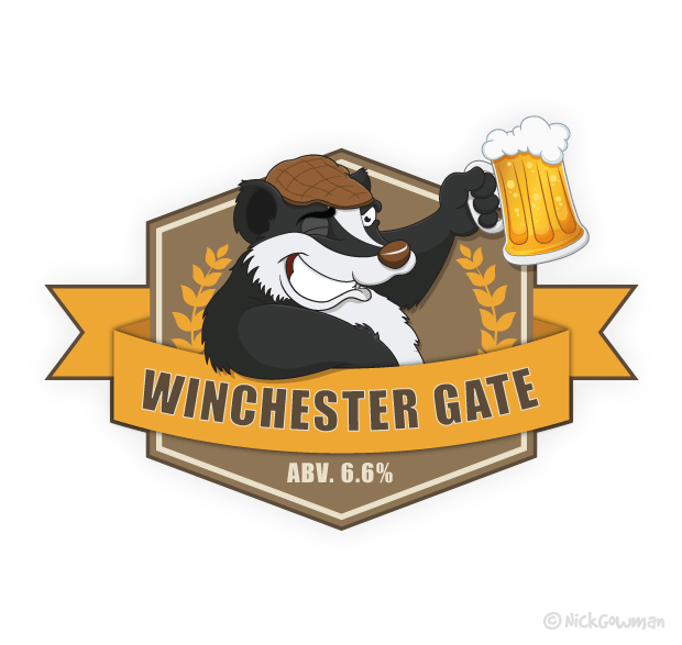 Badger Beer Cartoon