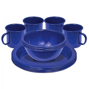 12 Piece Enamel Dinner Set