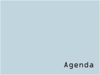 Agenda