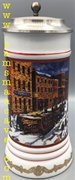 1990 Miller Waterfront Holidays Beer Stein