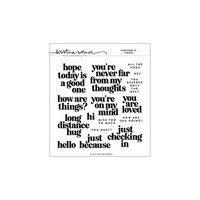 Concord and 9th - Kristina Werner - Clear Photopolymer Stamps - Checking In