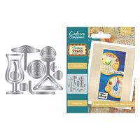 Crafter's Companion - Vintage Vegas Collection - Metal Dies - Cocktail Hour
