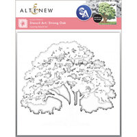 Altenew - Layering Stencils - 6 In 1 - Strong Oak