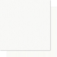 Bella Blvd - Bella Besties Collection - 12 x 12 Double Sided Paper - White Gingham And Stripes