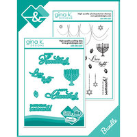 Gina K Designs - Die And Clear Photopolymer Stamp Set - Love And Light