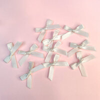 Dress My Craft - Satin Ribbon Bows - Ivory