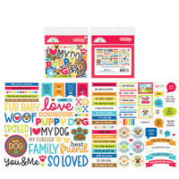 Doodlebug Design - Doggone Cute Collection - Odds and Ends - Die Cut Cardstock Pieces - Chit Chat