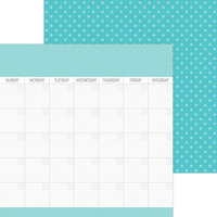 Doodlebug Design - Day To Day Collection - 12 x 12 Double Sided Paper - Swimming Pool
