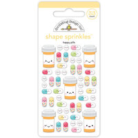 Doodlebug Design - Happy Healing Collection - Shape Sprinkles - Happy Pills