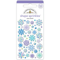 Doodlebug Design - Snow Much Fun Collection - Sprinkles - Snow Colorful Shape