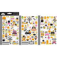 Doodlebug Design - Hey Pumpkin Collection - Mini Stickers - Mini Icons