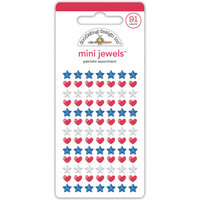 Doodlebug Design - Hometown USA Collection - Mini Jewels - Patriotic Assortment