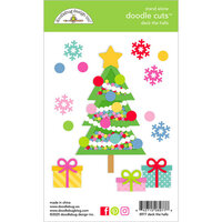 Doodlebug Design - Oh What Fun Collection - Doodle Cuts - Metal Dies - Deck The Halls