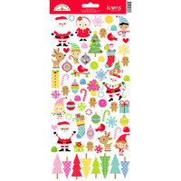 Doodlebug Design - Oh What Fun Collection - Stickers - Icons