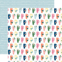 Echo Park - My Best Life Collection - 12 x 12 Double Sided Paper - Drinks Of Happiness