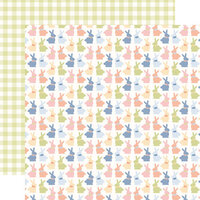 Echo Park - Bunnies And Baskets Collection - 12 x 12 Double Sided Paper - Sweet Friends