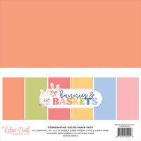 Echo Park - Bunnies And Baskets Collection - 12 x 12 Paper Pack - Solids