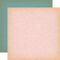Carta Bella Paper - Cowgirl Collection - 12 x 12 Double Sided Paper - Lt. Pink - Teal