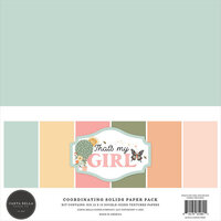 Carta Bella Paper - That's My Girl Collection - 12 x 12 Paper Pack - Solids