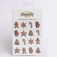 Everett Rd - Winter Christmas Collection - Puffy Stickers - Gingerbread Fun