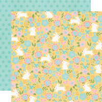 Simple Stories - Hoppy Easter Collection - 12 x 12 Double Sided Paper - Hop To It!