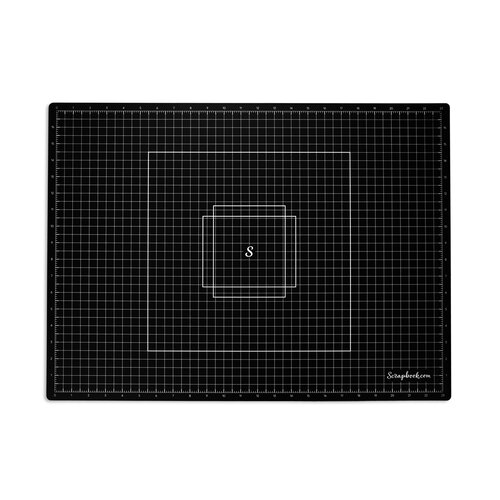 Scrapbook.com - Self-Healing Workspace Mat - Double Sided -  Large - 24x18 - Black