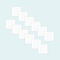 Scrapbook.com - Simple Scrapbooks - Cards - 2x2 Journaling Cards - 12 Pack