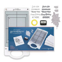 Spellbinders - BetterPress Letterpress System - For Life's Moments Sentiments Press Plates and Dies Bundle