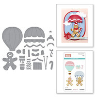Spellbinders - Candy Christmas Collection - Etched Dies - Gingerbread Delivery