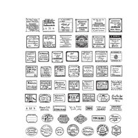 Stampers Anonymous - Tim Holtz - Cling Mounted Rubber Stamp Set - Curator