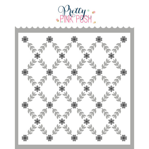 Pretty Pink Posh - Layering Stencils - Floral Vines