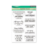 Penny Black - Secret Garden Collection - Clear Photopolymer Stamps - Birthday Humor